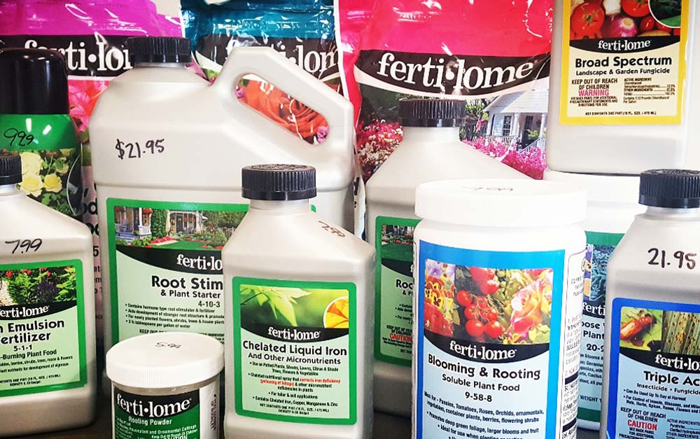 Weed control products can be found at the Garden Center.