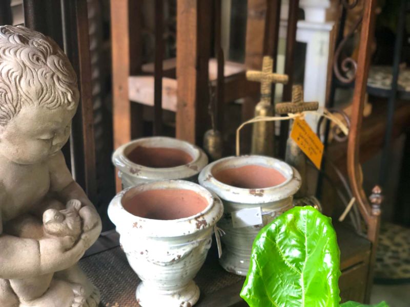 A wide selection of planters and pots is available at Quality Garden and Landscape Center.