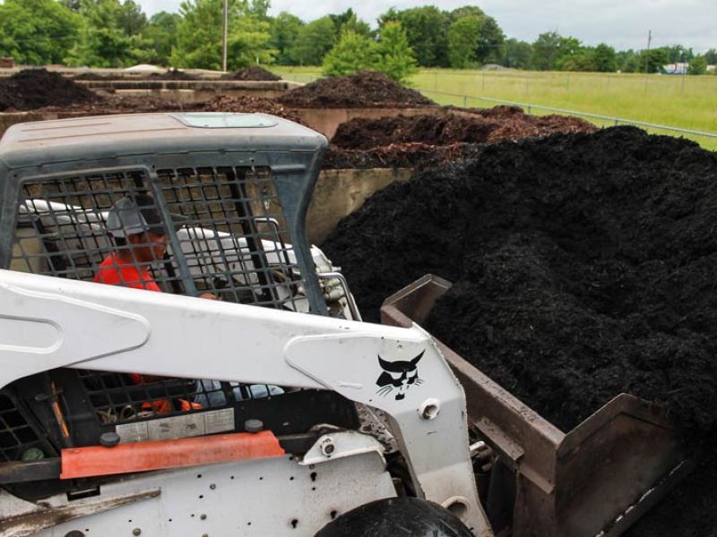 Quality Landscae and Gadern Center has a variety of mulch for sale.