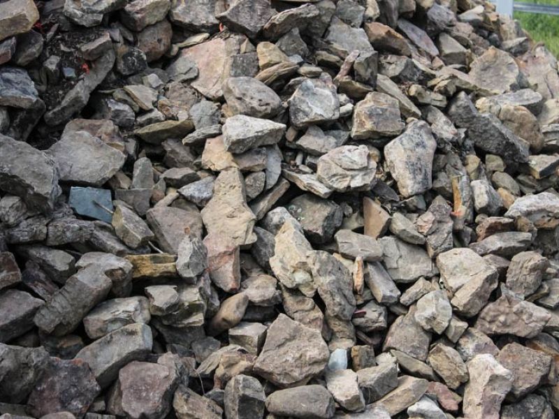 Stone selections at the Garden Center.